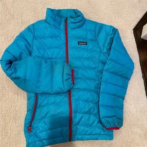 Patagonia Kids' Blue and Red Jacket